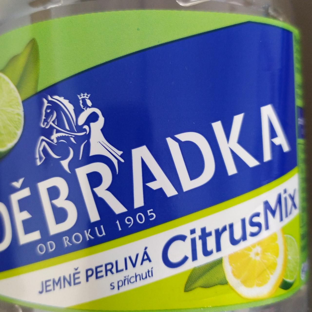 Fotografie - Poděbradka jemně perlivá s příchutí citrus mix