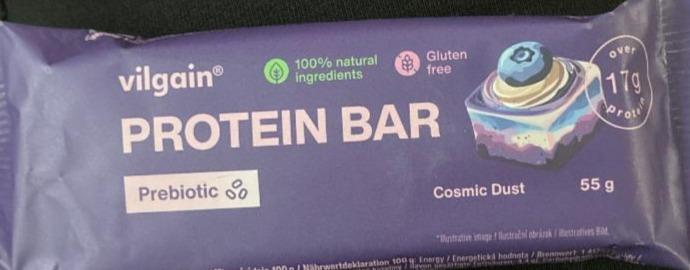 Fotografie - Protein bar Prebiotic Cosmic dust Vilgain