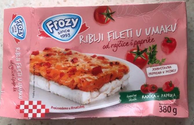 Fotografie - Riblji Fileti u umaku od rajčice i paprike Frozy