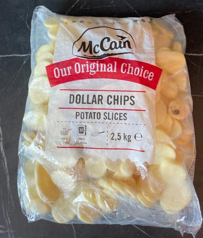 Fotografie - Dollar chips potato slices McCain