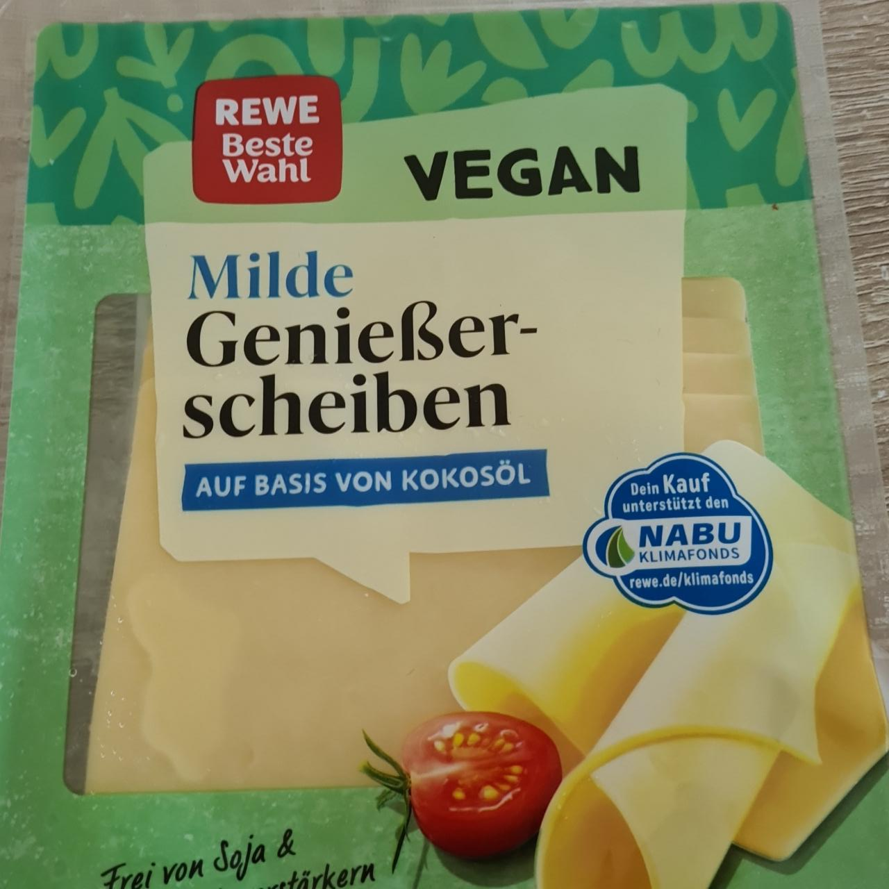 Fotografie - Milde Geniesserscheiben Vegan Rewe beste wahl