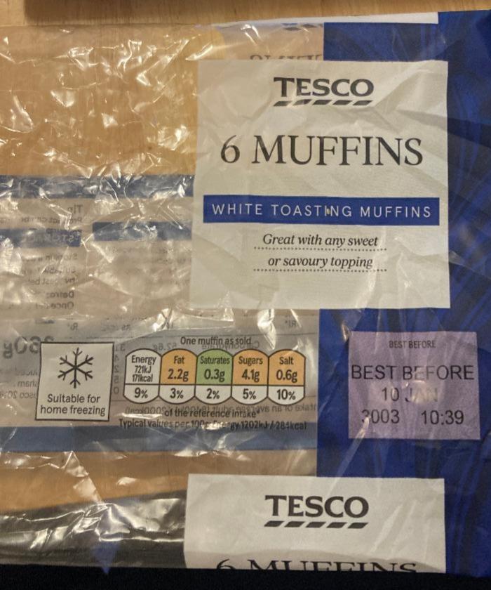 Fotografie - 6 muffins Tesco