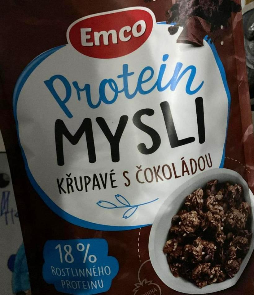 Fotografie - Protein mysli křupavé s čokoládou Emco