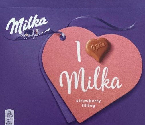 Fotografie - I love Pralines Strawberry Creme Milka