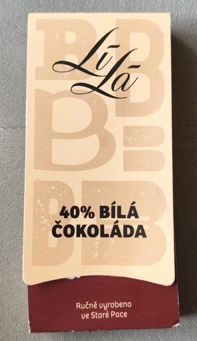 Fotografie - 40% bílá čokoláda Lílá