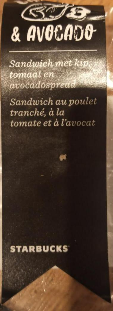 Fotografie - Sandwich chicken And avocado Starbucks