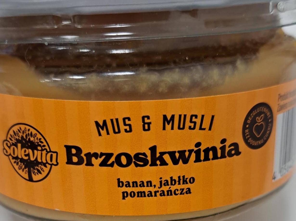 Fotografie - Mus & Musli Brzoskwinia banan jabłko pomarańcza Solevita