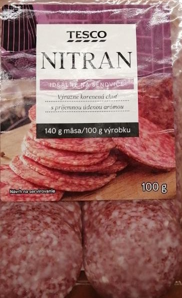 Fotografie - Nitran salám Tesco