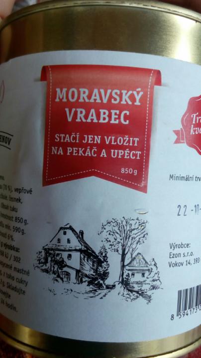 Fotografie - Moravský vrabec Nový Rychnov