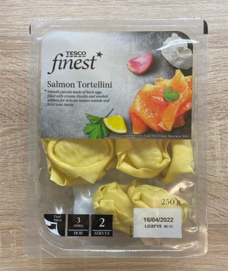 Fotografie - Salmon Tortellini Tesco finest