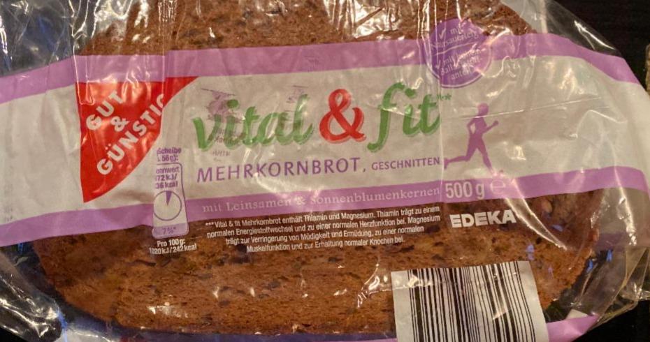 Fotografie - vital&fit mehrkornbrot