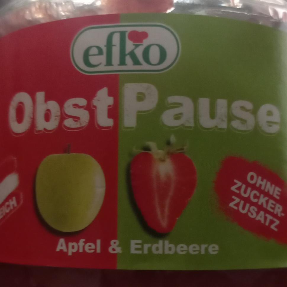 Fotografie - obst pause erdbeere Efko