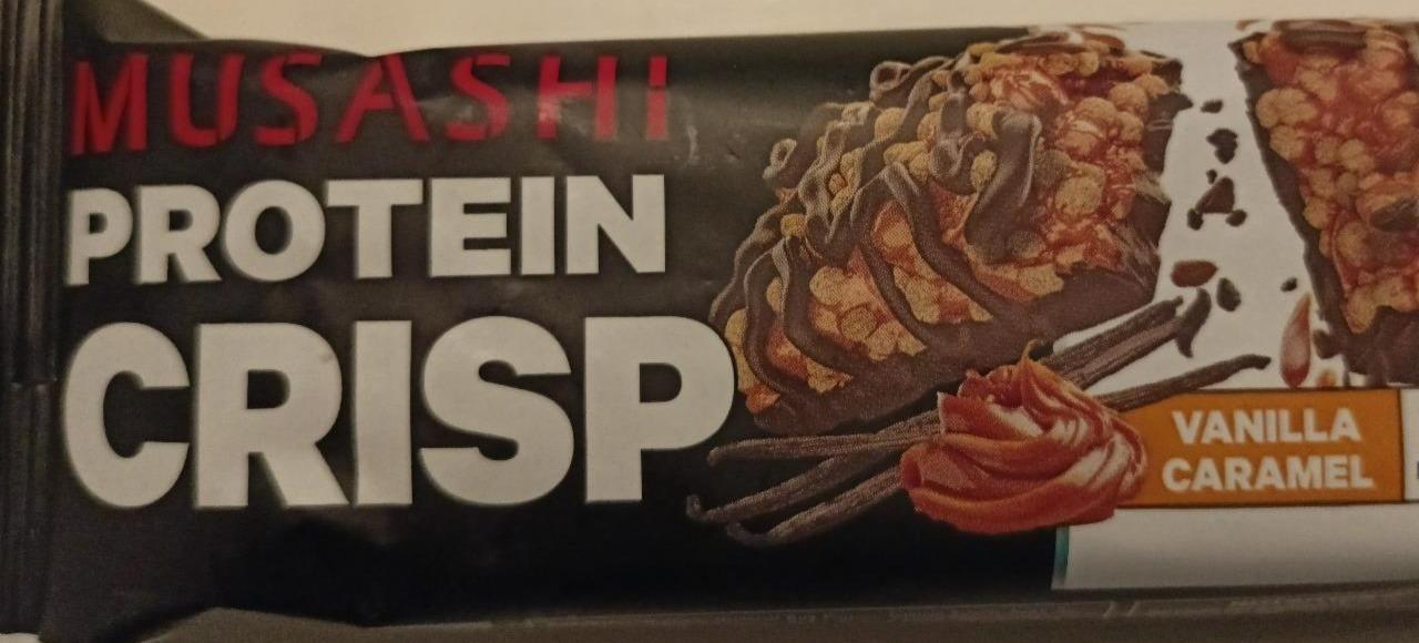 Fotografie - Protein Crisp Vanilla caramel Musashi