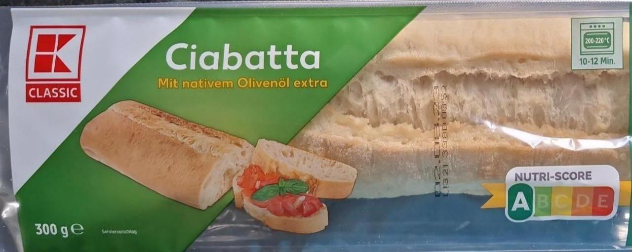 Fotografie - Ciabatta mít nativem Olivenöl extra K-Classic