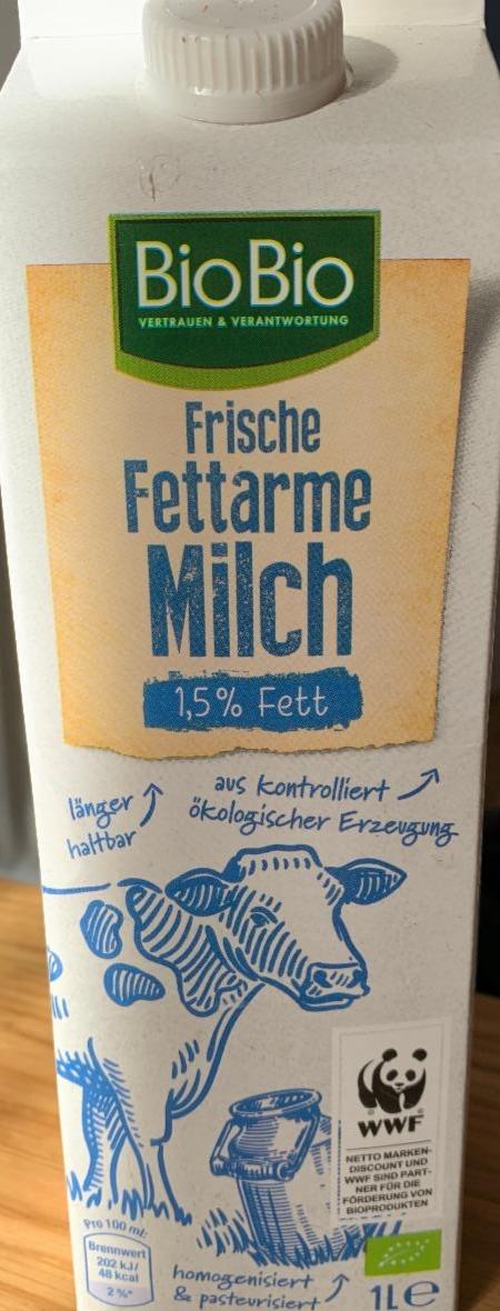 Fotografie - BioBio frische Milch 1,5% Fett