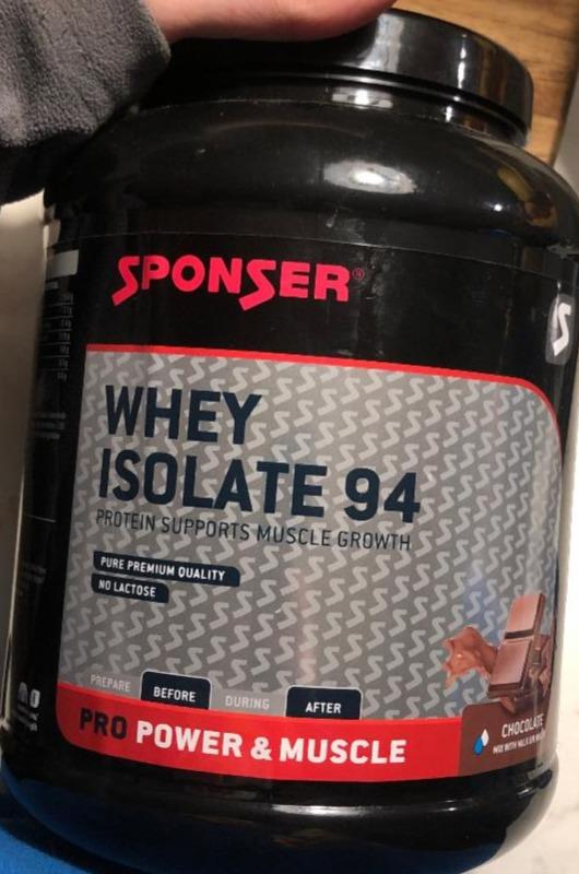 Fotografie - Whey Isolate 94 Chocolate Sponser