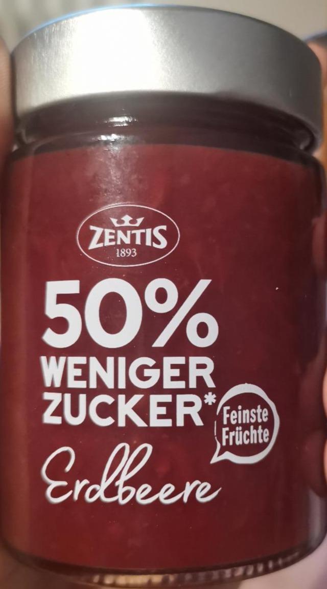 Fotografie - Erdbeere 50% weniger zucker Zentis