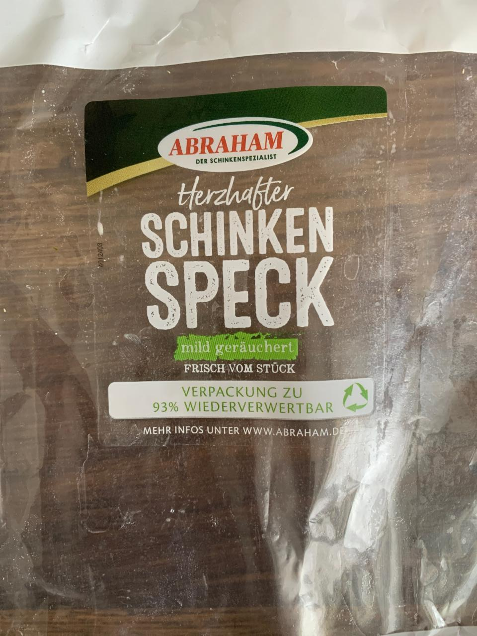 Fotografie - Schinken speck mild geräuchert Abraham