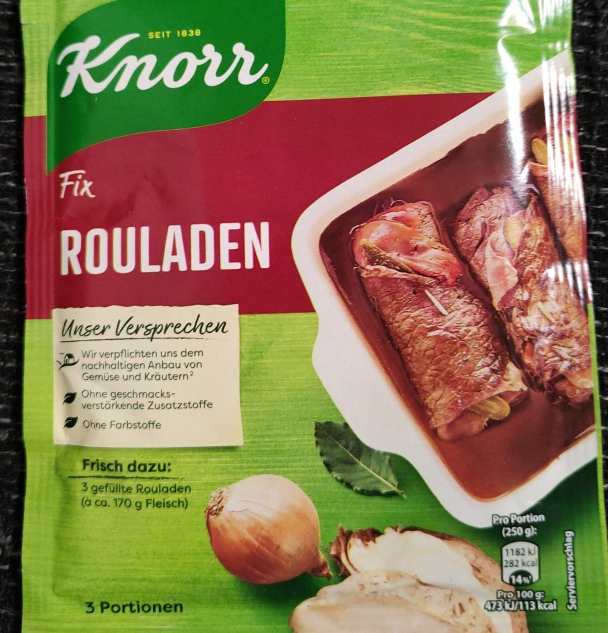 Fotografie - Fix Rouladen Knorr