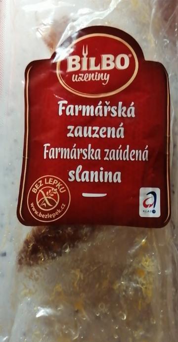 Fotografie - Farmářská zauzená slanina Bilbo uzeniny