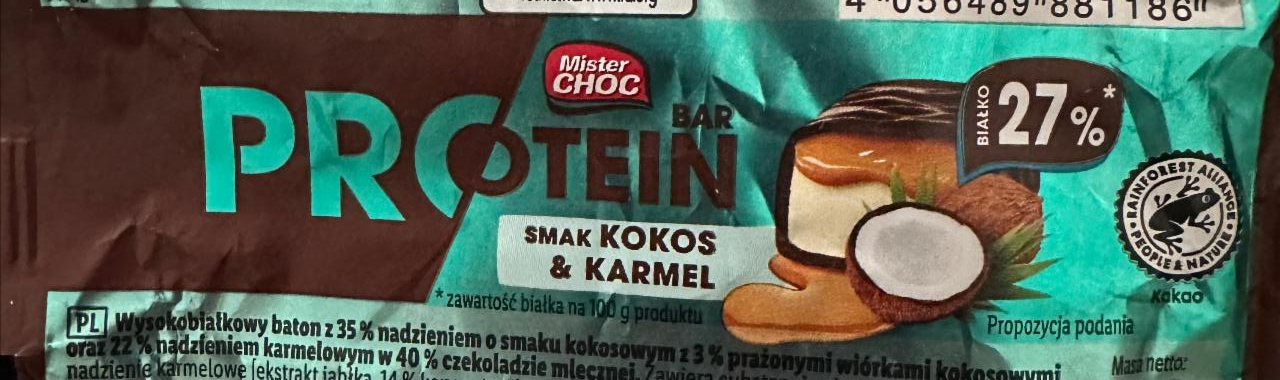 Fotografie - Protein bar kokos & karamel Mister Choc