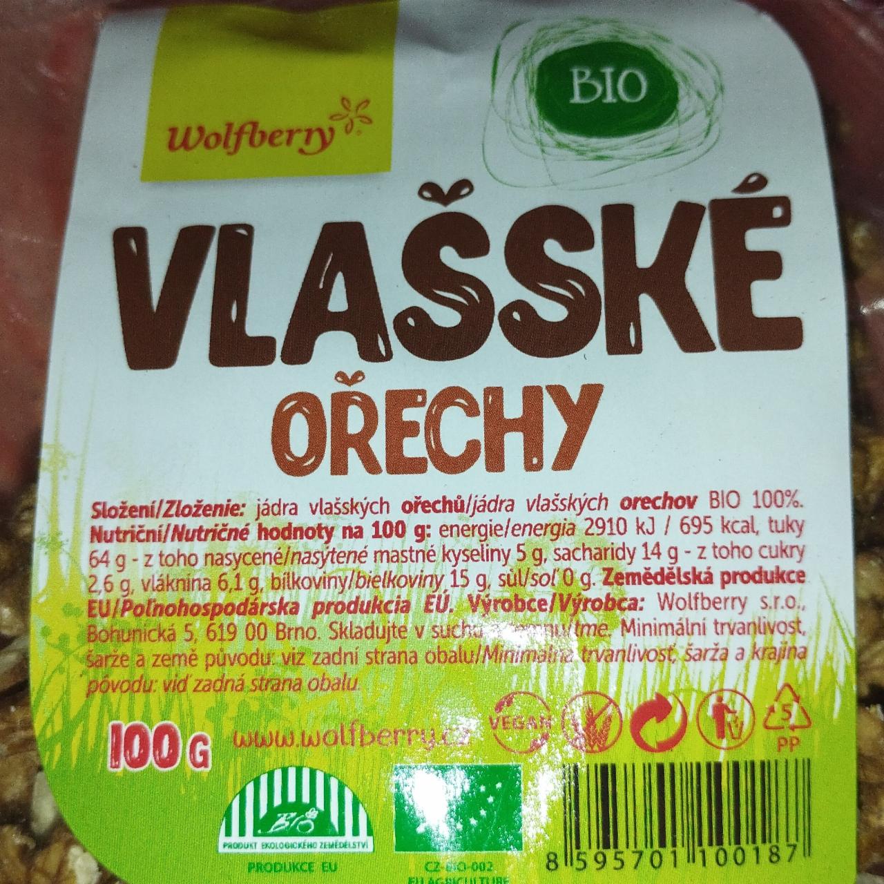 Fotografie - Bio Vlašské ořechy Wolfberry