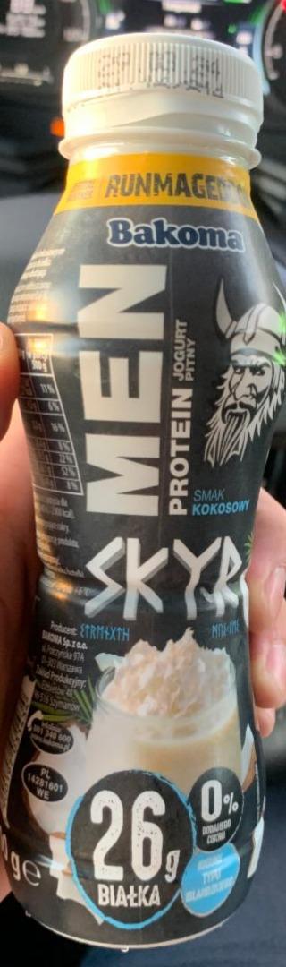 Fotografie - MEN Skyr Protein smak kokosowy Bakoma