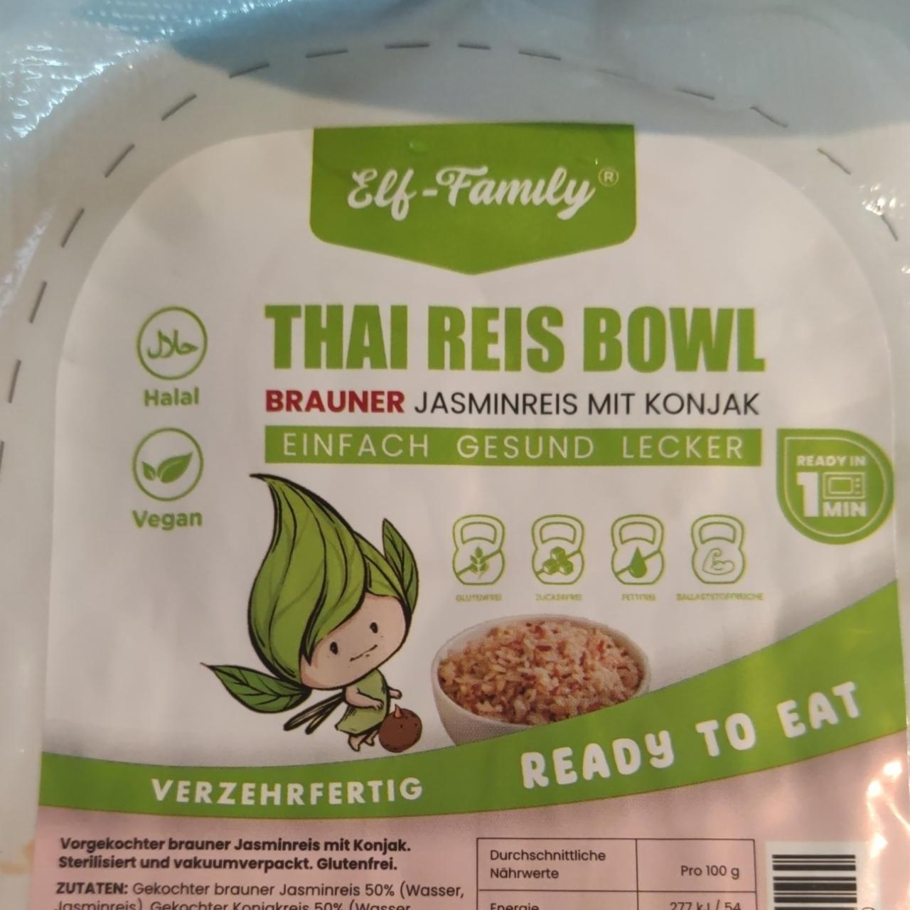 Fotografie - Thai Reis Bowl Elf-Family