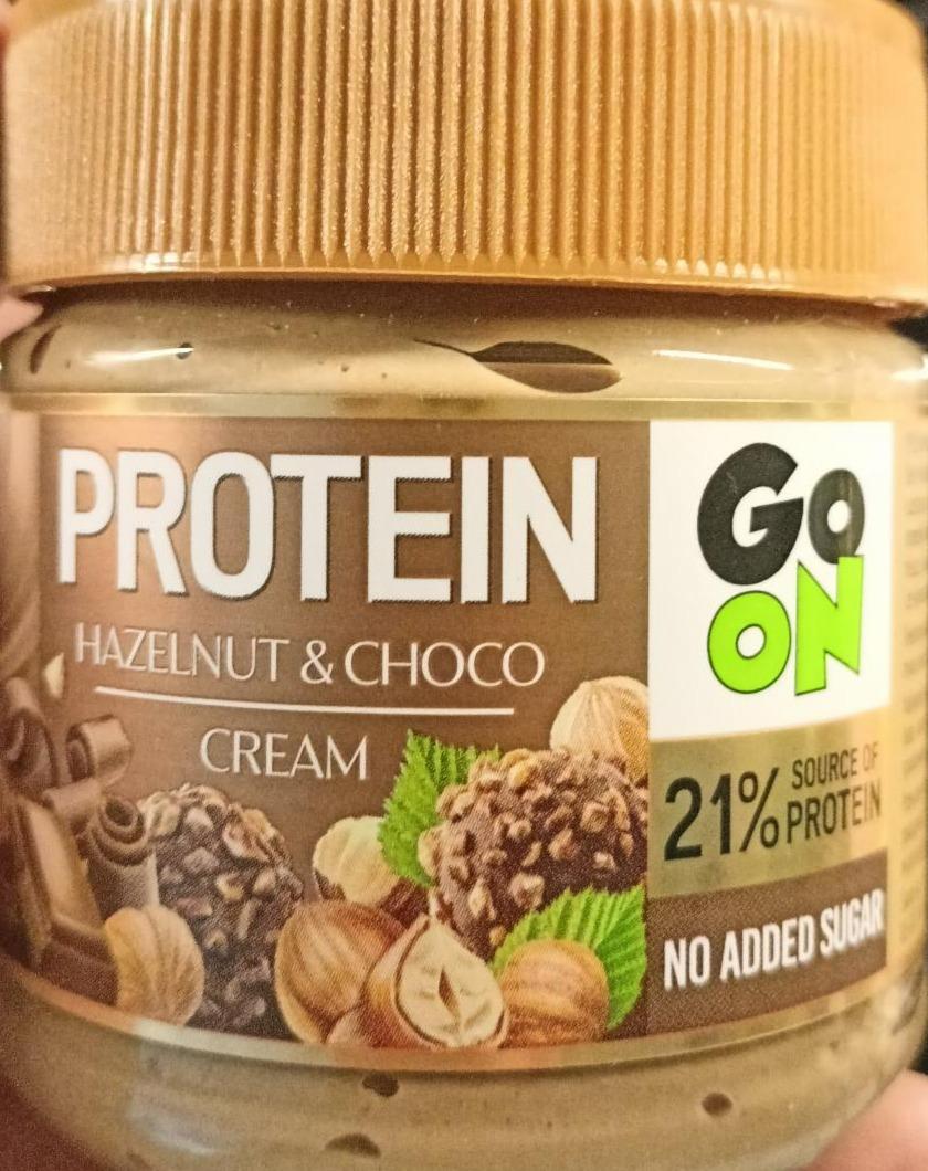 Fotografie - Protein hazelnut & choco cream Go On!