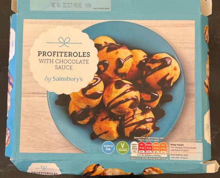 Fotografie - Profiteroles witch chocolate sauce Sainsbury's