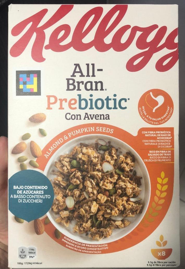 Fotografie - AllBran Prebiotic con Avena granola Kellogg's