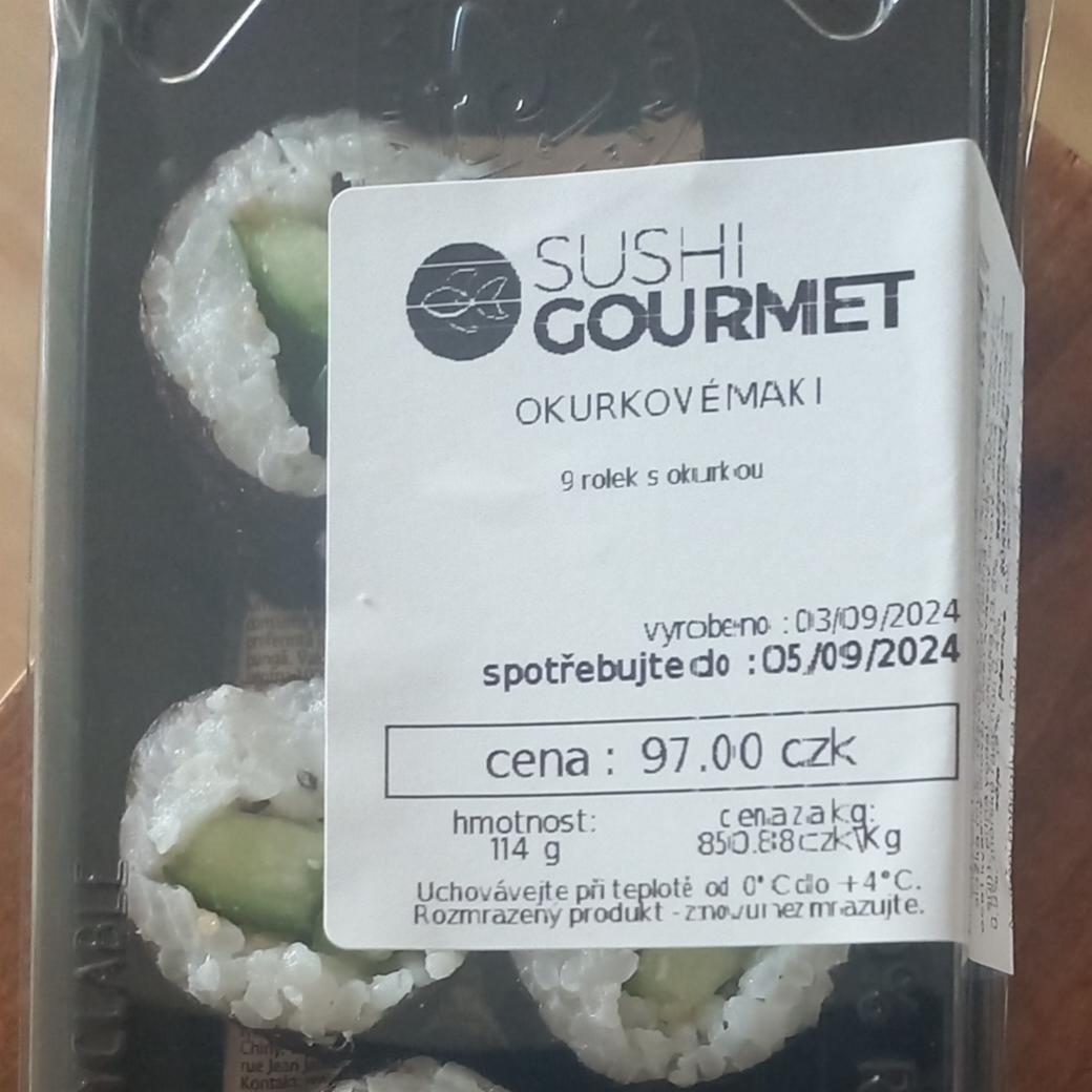 Fotografie - Okurkové maki Sushi gourmet