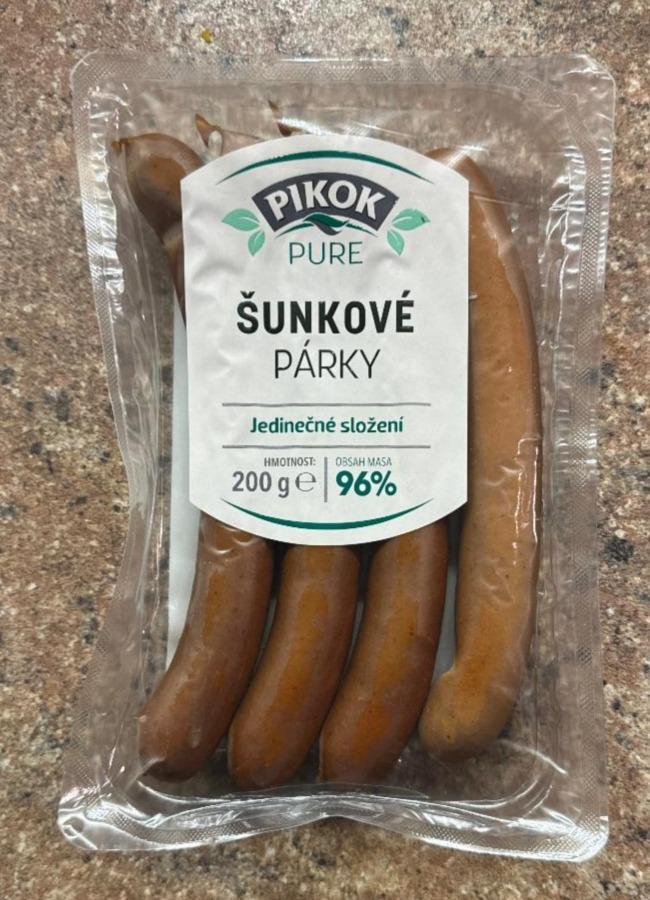 Fotografie - Šunkové párky 96% Pikok Pure