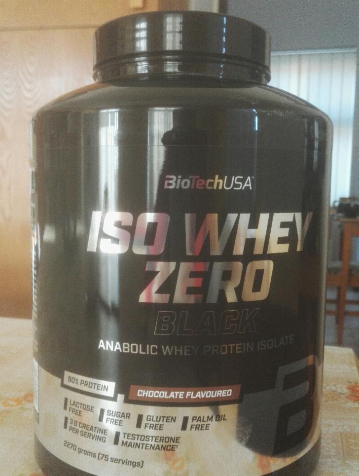 Fotografie - Whey Zero Black chocolate BioTechUSA