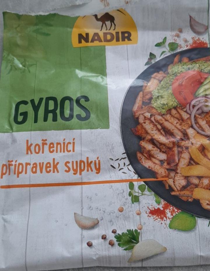 Fotografie - Gyros kořenící přípravek sypký NADIR