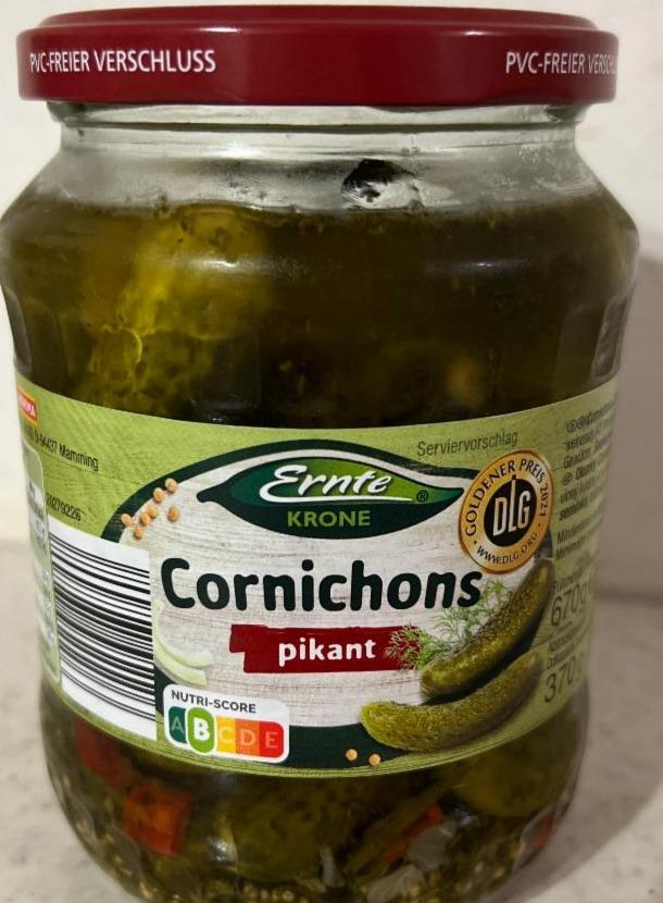 Fotografie - Cornichons pikant Ernte Krone Norma