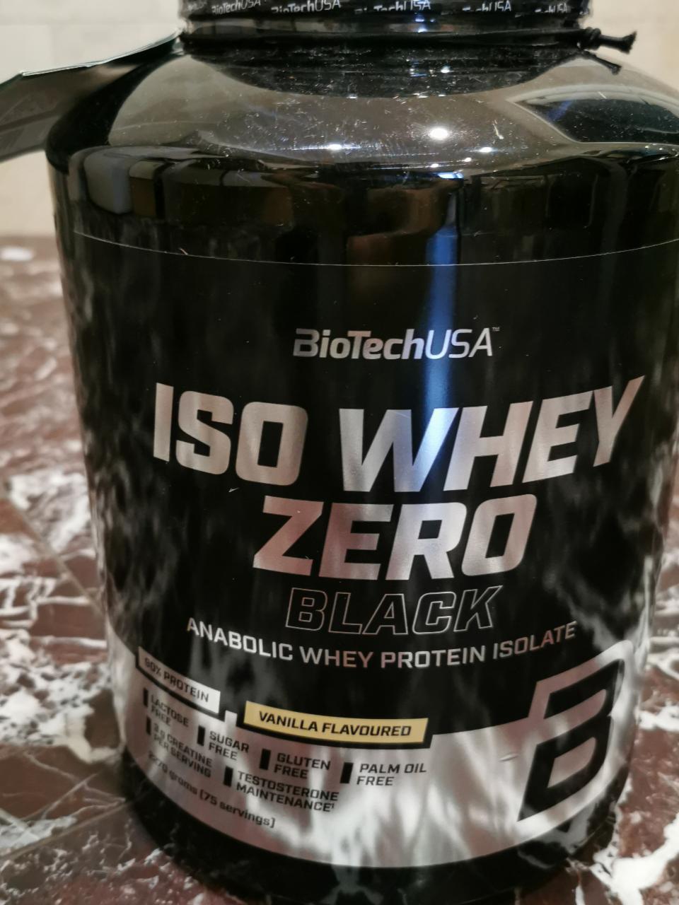 Fotografie - Iso Whey Zero Black Anabolic Vanilla BioTechUSA