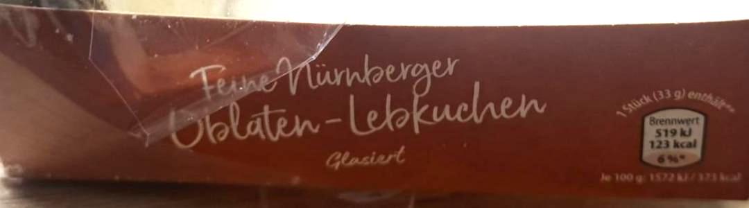 Fotografie - Feine nürnberger Oblaten Lebkuchen glasiert