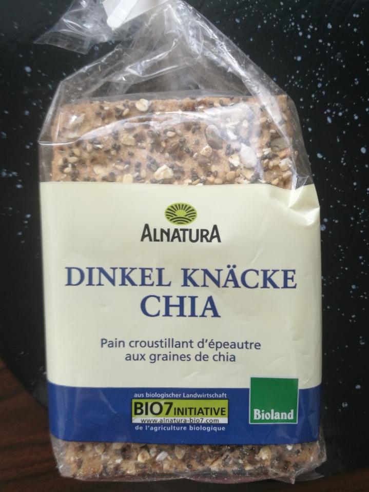 Fotografie - BIO Dinkel Knäcke Chia Alnatura