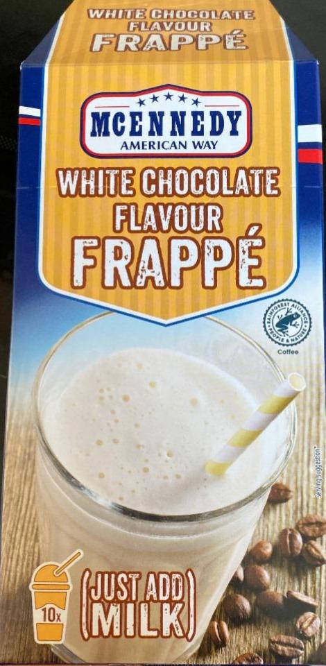 Fotografie - White chocolate flavour frappé McEnnedy American Way