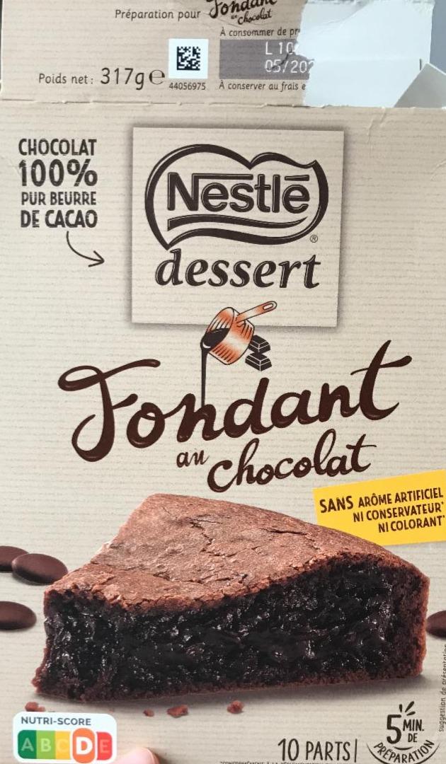 Fotografie - Fondant au chocolat Nestlé