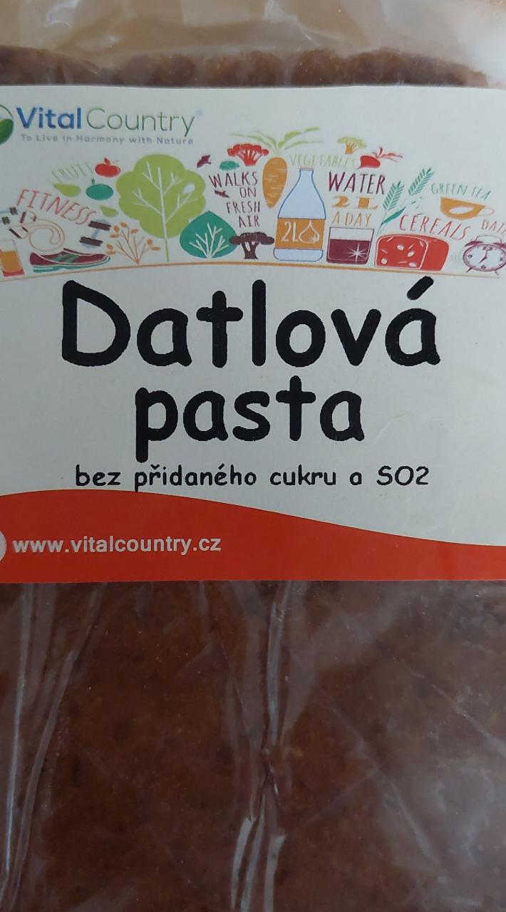 Fotografie - Datlová pasta bez přidaného cukru a SO2 VitalCountry