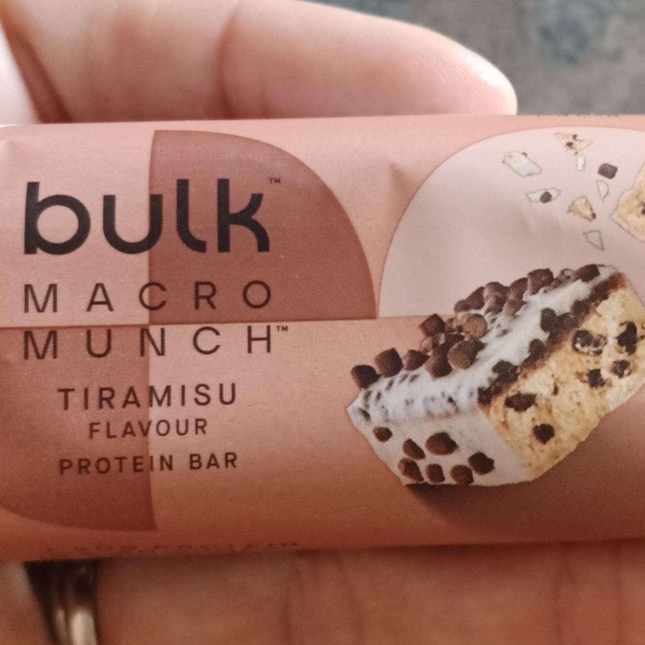 Fotografie - Macro Munch high protein bar Tiramisu