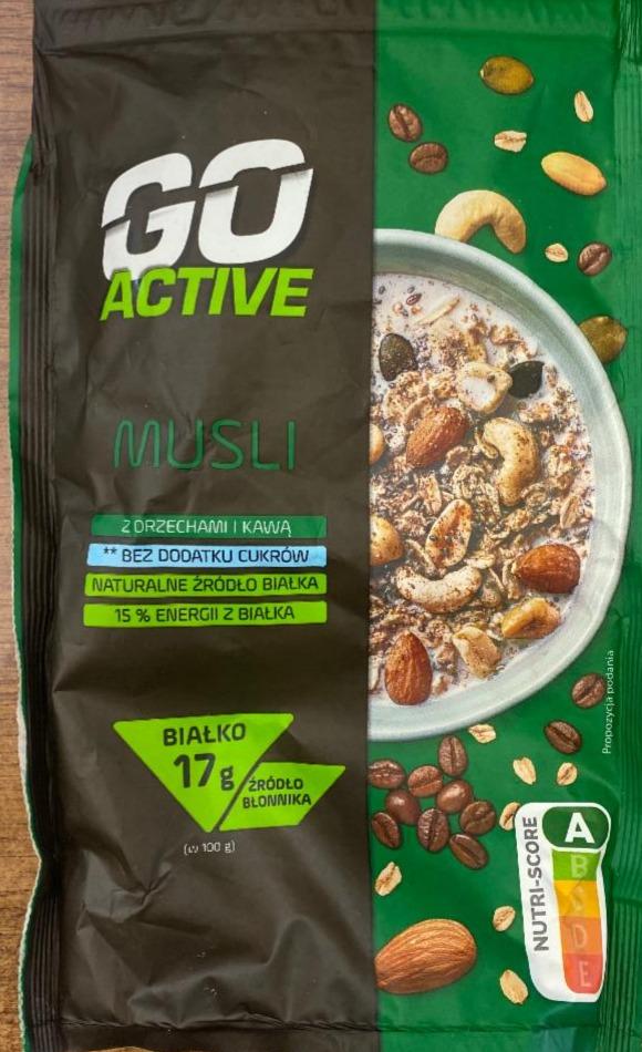 Fotografie - Musli z orzechami i kawa Go Active