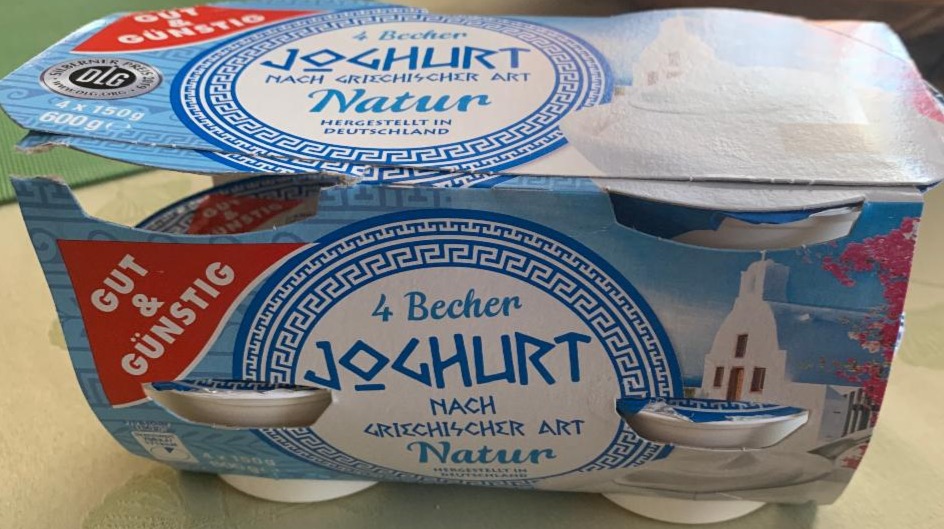 Fotografie - Joghurt nach Griechischer Art Natur Edeka