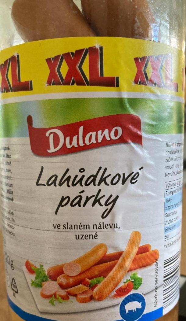 Fotografie - Lahůdkové párky ve slaném nálevu, uzené Dulano