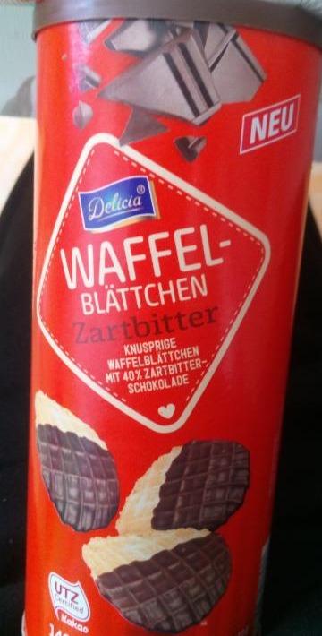 Fotografie - Waffel-Blättchen - Zartbitter Delicia