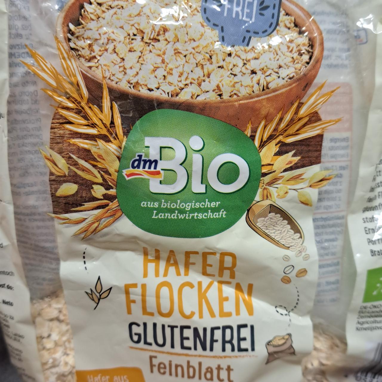 Fotografie - Hafer Flocken Glutenfrei Feinblatt dmBio