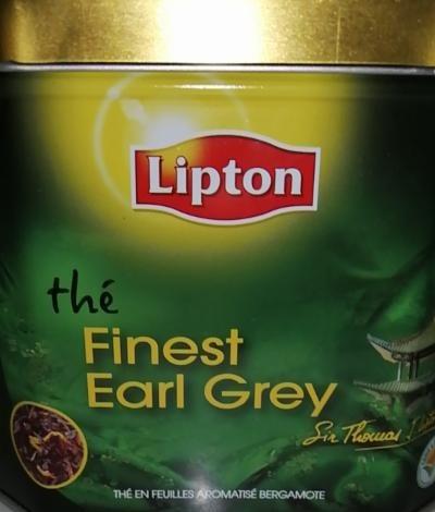 Fotografie - thé Finest Earl Grey Lipton