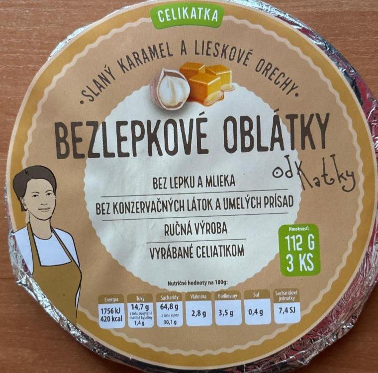 Fotografie - Bezlepkové oblátky slaný karamel a lieskové orechy Celikatka